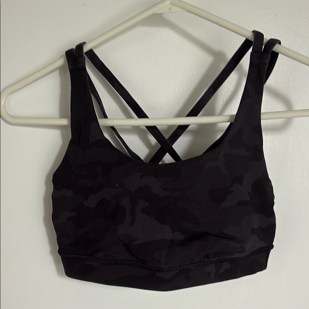Lululemon Athletica Black Sports Bra with Breathable Mesh
